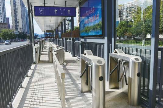 BRT Project safety screen doors, fare gates, ticketing system, intelligent dispatching system, fare gates, smart access management system, ticketing system, etc.