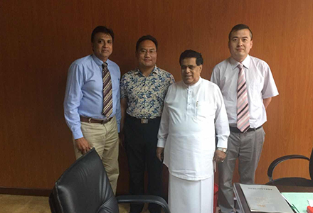 In March 2018, met with Sri Lankan Transport Minister Arjuna Mahendran in Colombo.